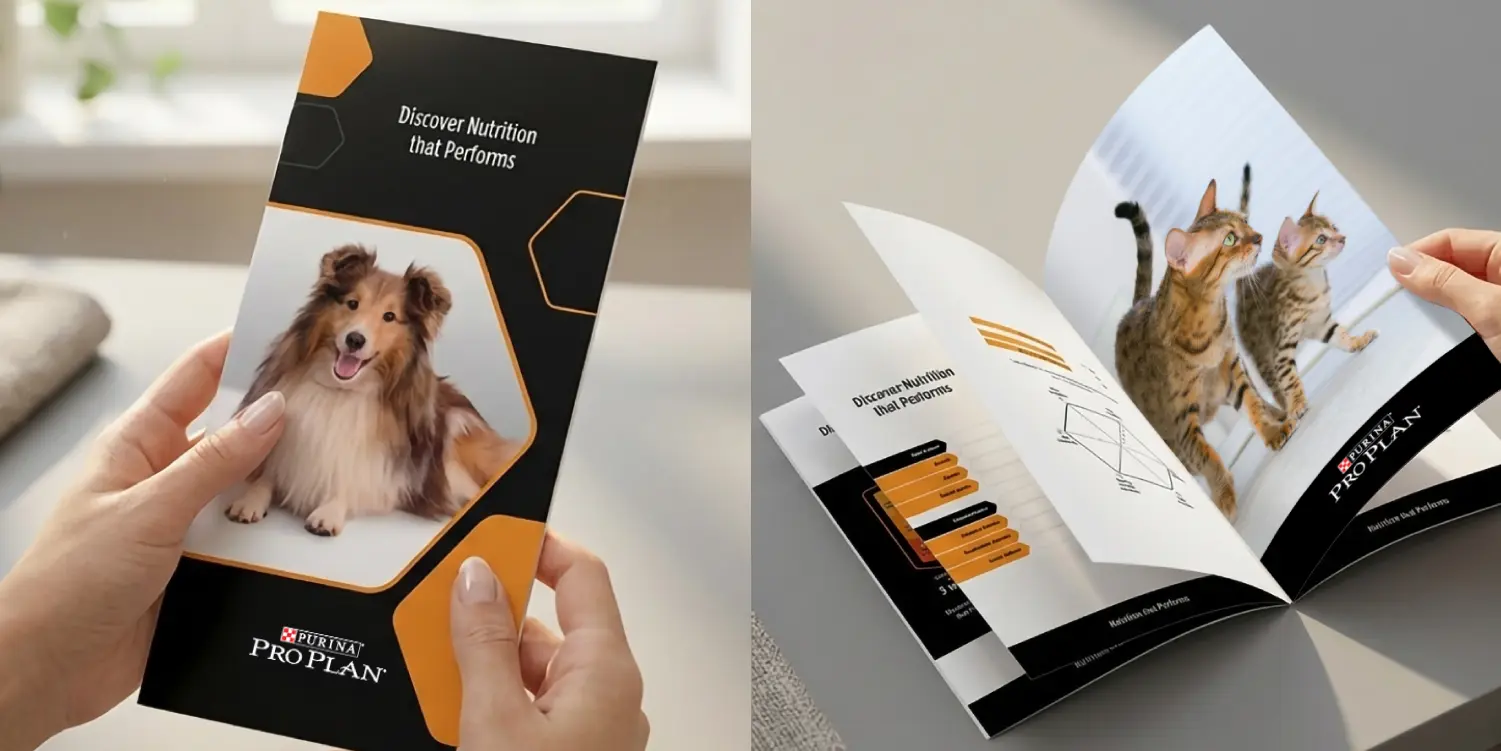 purina pro plan singapore booklet design